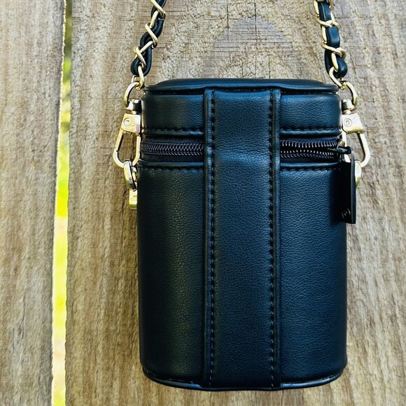 Chanel No. 1 GWP Black Crossbody Hard Sided Lipstick/Card/Cash/Key Case NEW - Picture 4 of 14